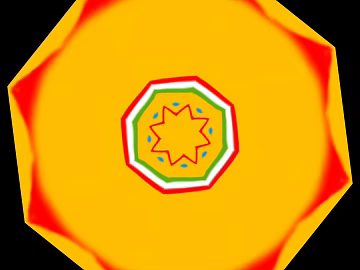Yellow and red octagonal pattern decorative brick texture (ID:ffaeh801839)