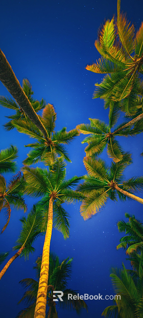 Plant painting texture