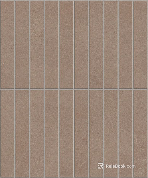 Modern plain-colored ceramic tiles for kitchens and bathrooms; strip-shaped tiles. texture