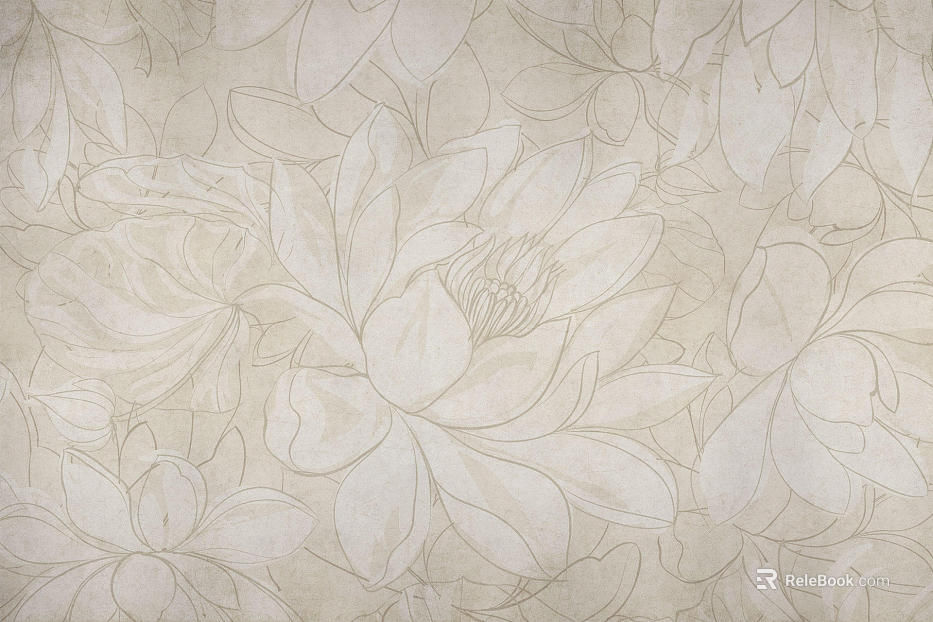 Beige printed wallpaper texture
