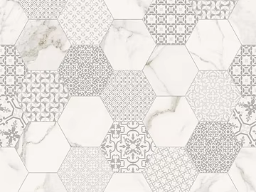 Hexagonal Brick Hexagonal Color Small Square Brick Seamless texture (ID:ffabg46876)