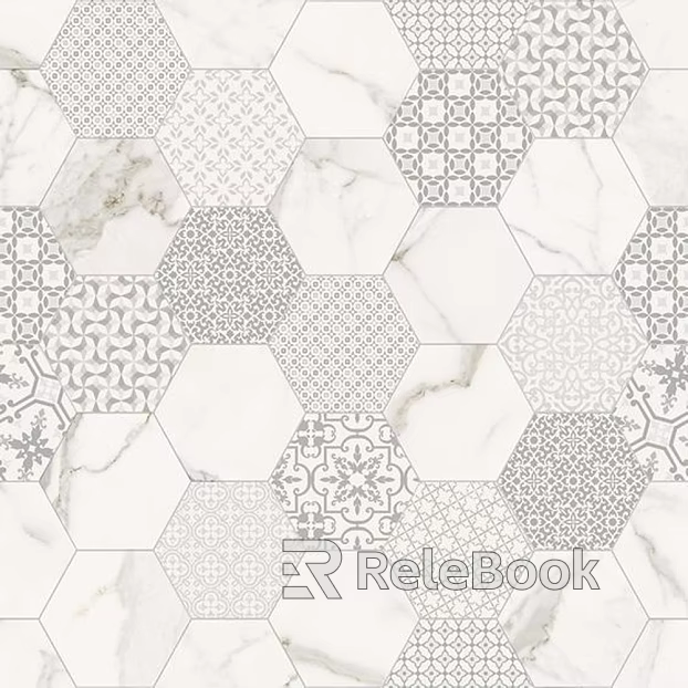 Hexagonal Brick Hexagonal Color Small Square Brick Seamless texture