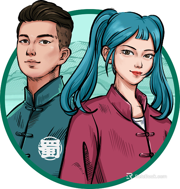 cartoon painting texture