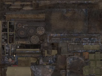 Industrial Dark Brown Old Metal Mechanical Parts Map texture (ID:ffaeh091929)