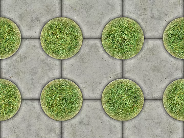 grass-planting brick texture (ID:ffaaf6624)