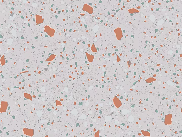 terrazzo multiple bright color floor 3d model