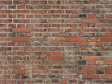 Brick wall Post-war wind red brick cement wall seamless texture (ID:ffaag82634)