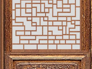 Wood carved net red partition texture (ID:ffabg15096)