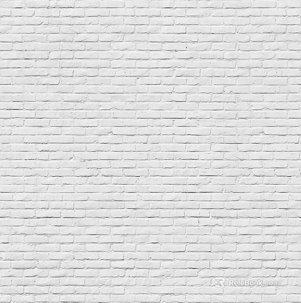 Brick wall white strip brick finish white seam texture