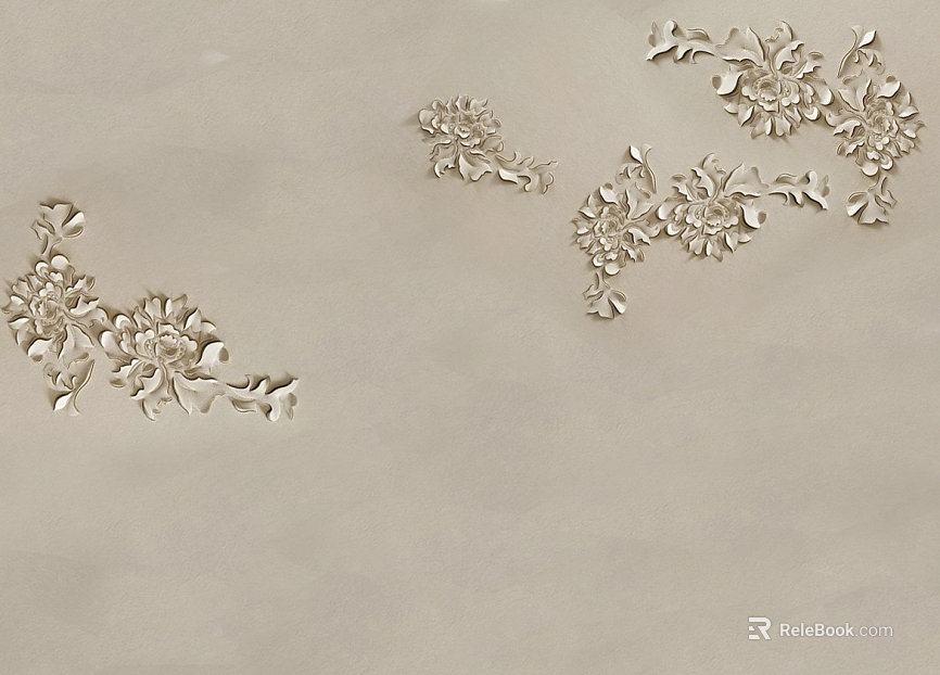 three-dimensional physical painting texture