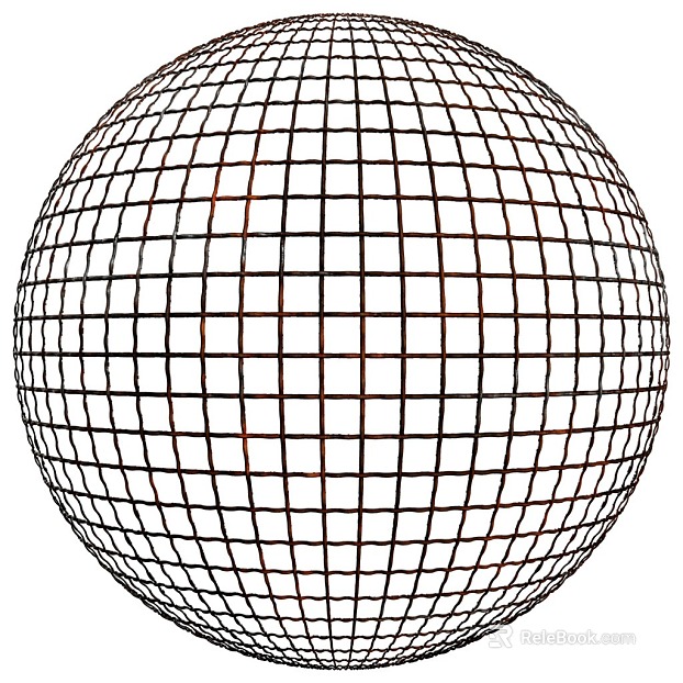 Metal mesh PBR texture
