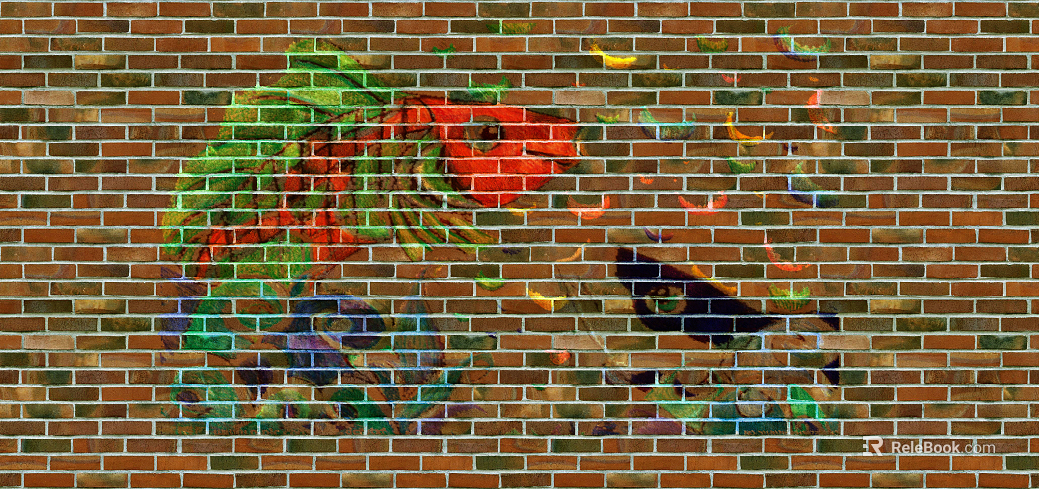 Wall painting texture
