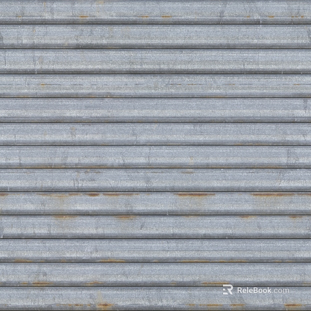 Rolling shutter door texture