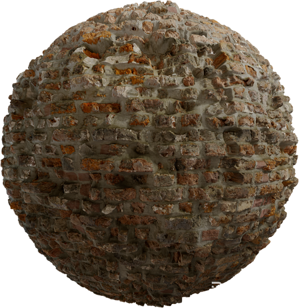 Brick wall PBR texture