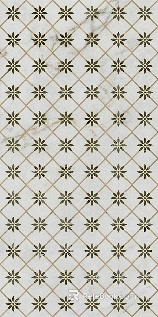 Rice White Base Retro Tile Kitchen and Bathroom Wall Tile texture