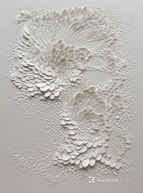 three-dimensional physical painting texture