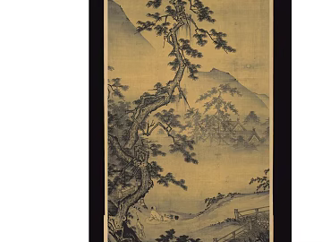 Chinese ink landscape ancient painting study decorative painting texture (ID:ffaeh315489)