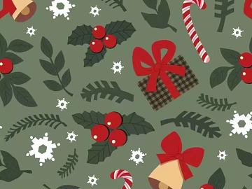 Christmas Wind Wallpaper Wallpaper Wall Cloth Cloth Pattern Curtain Carpet texture (ID:ffach520641)