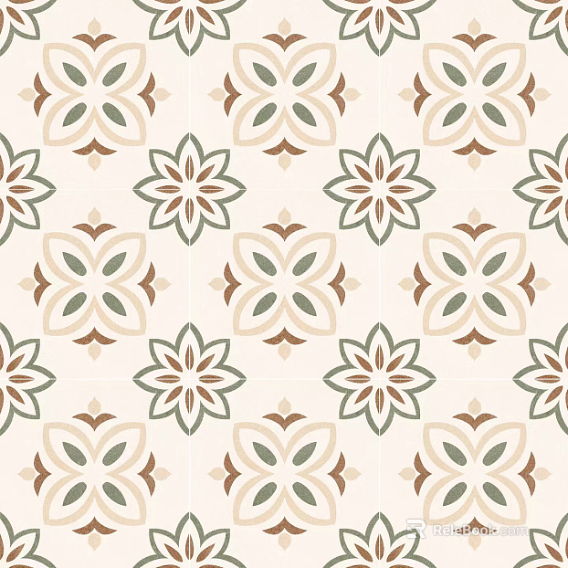 Modern cream brown geometric tiles texture
