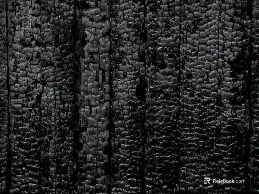Deep black carbon burning wood industrial wind wall decoration texture