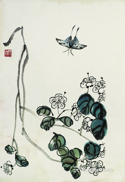 Plant painting texture