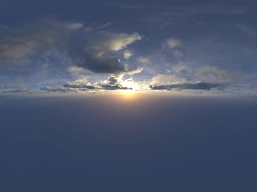 Sunrise Cloudy Blue Sky Landscape Landscape HDR texture (ID:ffach715656)