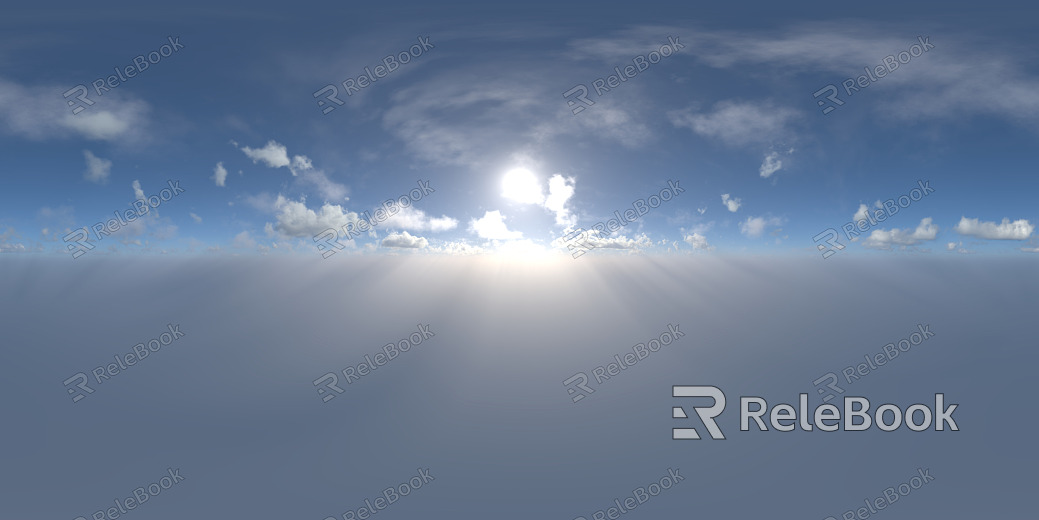 Sunrise Sunset Cloudy Blue Sky Landscape Landscape HDR texture