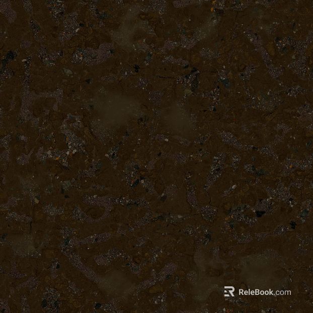Dark brown terrazzo floor material texture