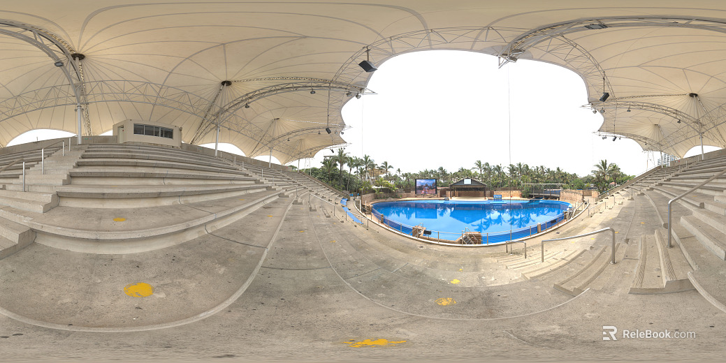 Daytime entertainment arena swimming pool texture