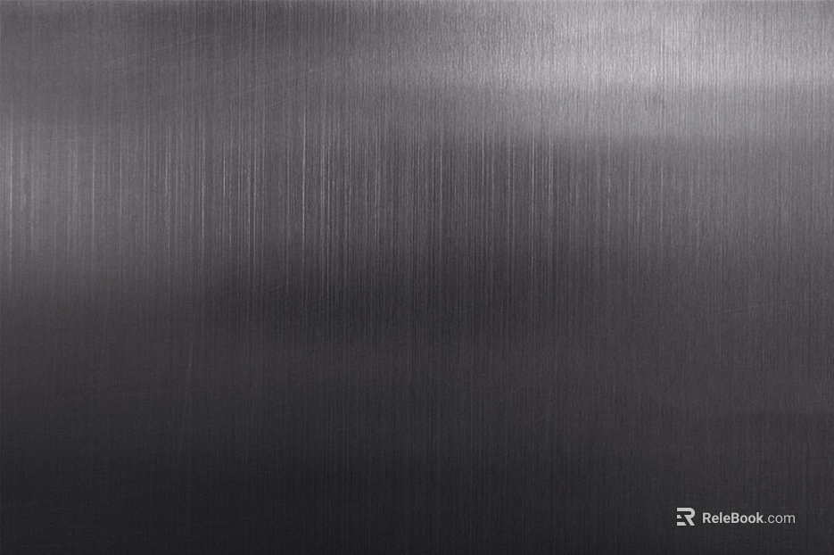 Silver-gray brushed metal decorative panel texture