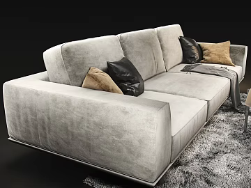 Light gray flannel sofa living room furniture texture (ID:ffaeh997056)
