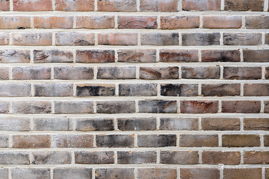 Modern old-fashioned red brick wall industrial wind brick wall dilapidated brick wall texture