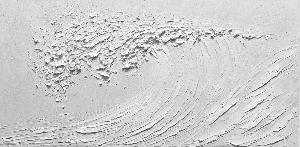 White Texture Art Paint Wall Decoration texture