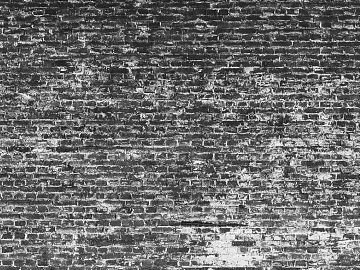Brick wall dirty old wall brick black and white texture (ID:ffajg81865)