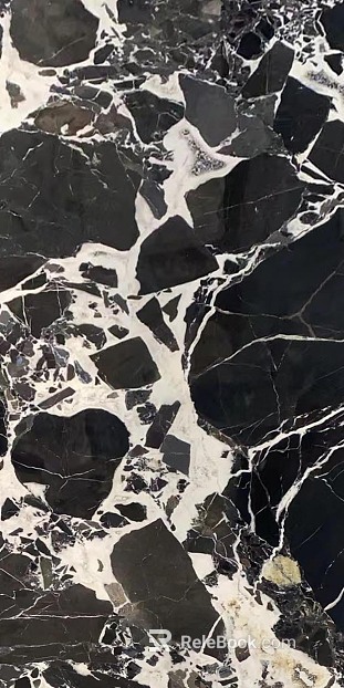 Marble Bulgari Black texture