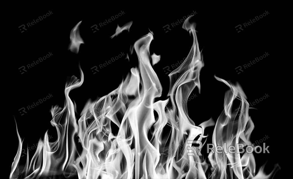 Flame texture texture