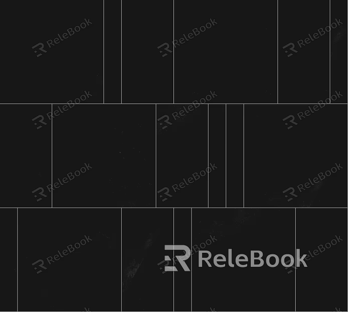 Plain Tile Staggering Black Marble Stone texture