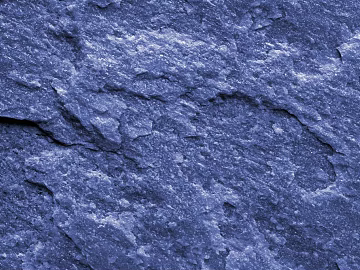 Dark blue rock wall decoration 3d model