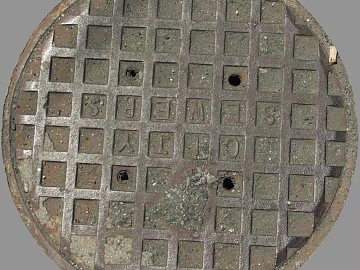 manhole cover texture (ID:ffagg03202)