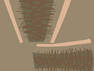 Khaki Straw Textured Wall Decoration texture (ID:ffaeh028579)