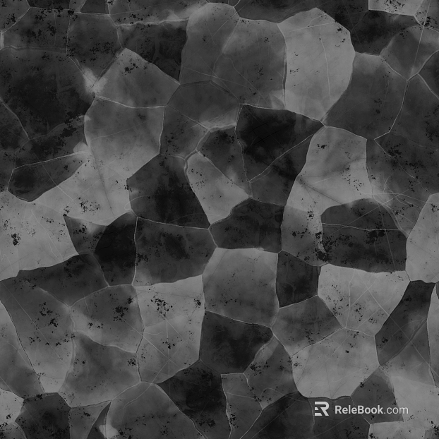 Ground black and white map texture