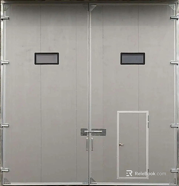 Metal door texture