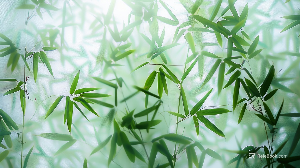 New Chinese bamboo background wall texture