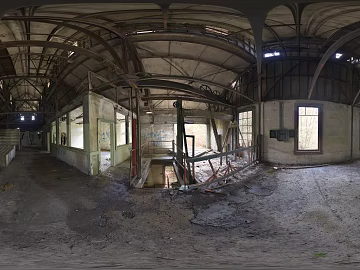Abandoned Rural Building Indoor HDR texture (ID:ffach716613)