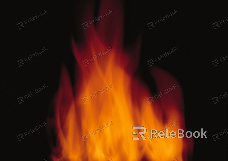 Flame texture texture