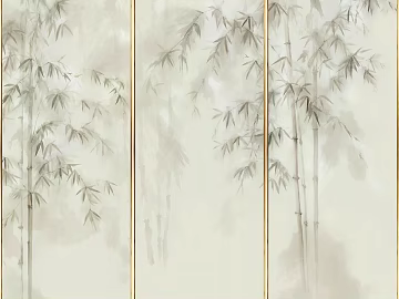 plant painting bamboo mural texture (ID:ffaeh620767)