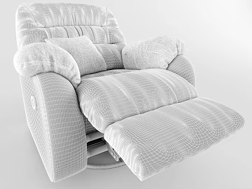 Off-white soft fabric single sofa texture (ID:ffaeh394826)