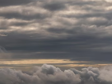 Dark dark clouds, cloudy sky, storm disaster coming texture (ID:ffach417170)