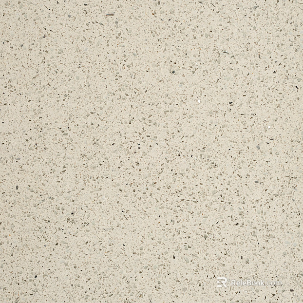 terrazzo rice white solid color quartz stone texture
