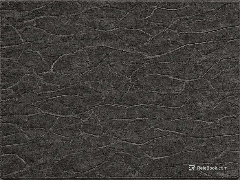 Dark gray matte solid-color rug texture
